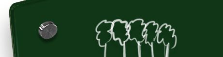 Whiteboard Glas Waldgrün