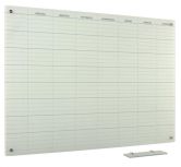 Whiteboard Glas Solid 8-Wochen Mo-So 90x120 cm