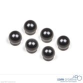 Whiteboard Magnete Kugel 15mm schwarz 6st.