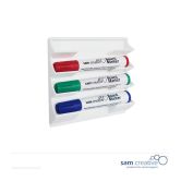 Magnetischer Whiteboard Boardmarkerhalter Weiß