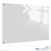Whiteboard Glas Solid Klar Weiß 120x240 cm
