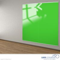 Glas Whiteboard Wand Paneel Limone Grün 100x200 cm