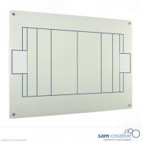 Whiteboard Glas Solid Wasserpolo 60x90 cm