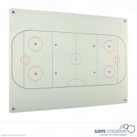 Whiteboard Glas Solid Eishockey 100x150 cm