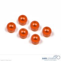 Whiteboard Magnete Kugel 15mm orange 6st.