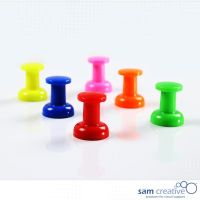 Magnethaftende Jumbo Haftpins Kombination 6st.