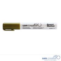 Nass Abwischbarer Boardmarker Metallisch Gold