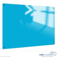 Whiteboard Glas Solid Eis Blau 100x180 cm