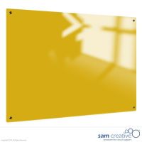 Whiteboard Glas Solid Kanarien Gelb 100x200 cm